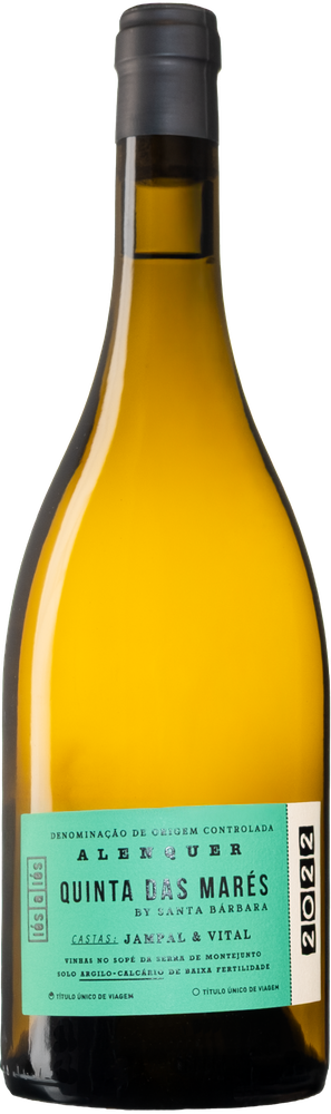 Quinta das Marés white wine bottle from Lés-a-Lés