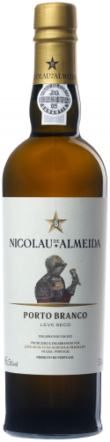 Porto Branco Leve Seco white port bottle from Nicolau de Almeida